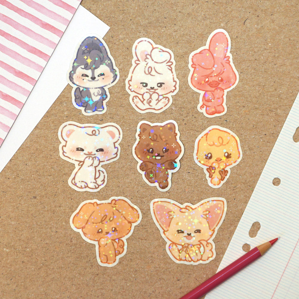 SKZ (Spring Ver.) | Holographic Stickers