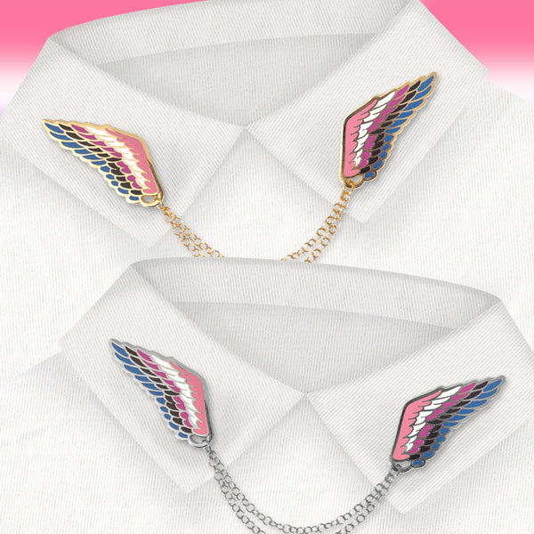 Genderfluid - LGBTQ+ connected pins