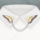 Non-binary - LGBTQ+ connected pins