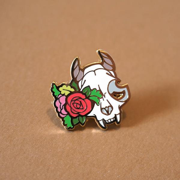 K. Familiar (Portrait) - Enamel Pin - Atelier Perséphone : bijoux, accessoires et papeterie