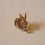 Young Hare - Enamel Pin (Pocket Museum) - Atelier Perséphone : bijoux, accessoires et papeterie