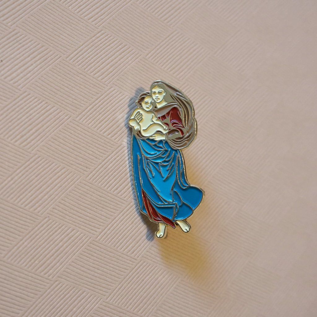 Sistine Madonna - Enamel Pin (Pocket Museum) - Atelier Perséphone : bijoux, accessoires et papeterie
