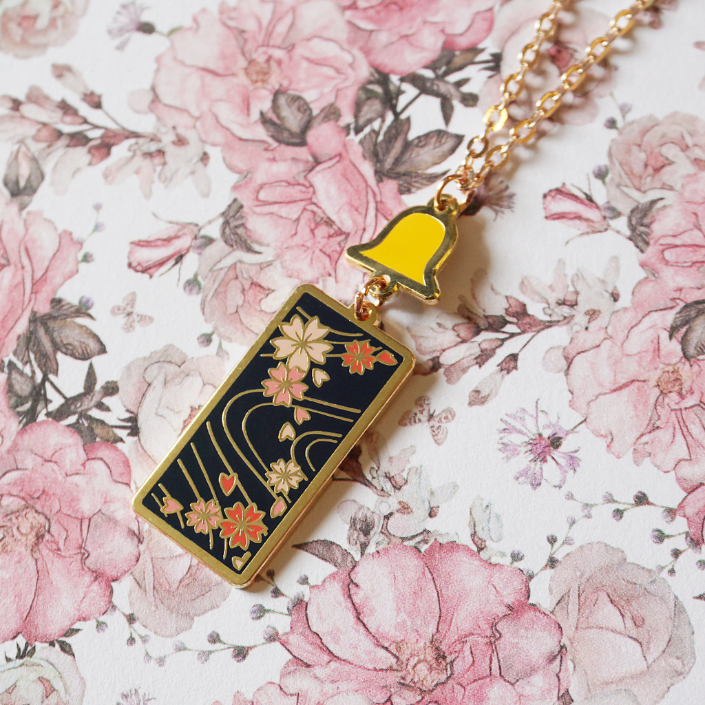 Sakura River - Necklace (Limited Edition) - Atelier Perséphone : bijoux, accessoires et papeterie