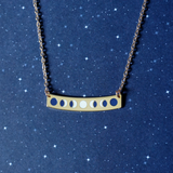 Moon Phases (Gold) - Necklace - Atelier Perséphone : bijoux, accessoires et papeterie