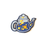 Stellar Teapot - Embroidery Patch - Atelier Perséphone : bijoux, accessoires et papeterie