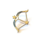 Shooting Star Bow - Enamel Pin (Stellar Armory) - Atelier Perséphone : bijoux, accessoires et papeterie