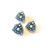 Starlight Shield - Enamel Pin (Stellar Armory) - Atelier Perséphone : bijoux, accessoires et papeterie