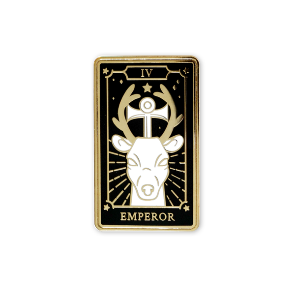 The Emperor - Enamel Pin (Major Arcana) - Atelier Perséphone : bijoux, accessoires et papeterie