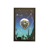 Starlight Shield - Enamel Pin (Stellar Armory) - Atelier Perséphone : bijoux, accessoires et papeterie
