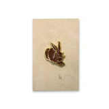 Young Hare - Enamel Pin (Pocket Museum) - Atelier Perséphone : bijoux, accessoires et papeterie