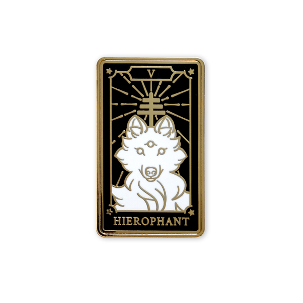 The Hierophant - Enamel Pin (Major Arcana) - Atelier Perséphone : bijoux, accessoires et papeterie