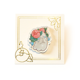 Wheeping Ghost - Acrylic Pin (Floral Invasion) - Atelier Perséphone : bijoux, accessoires et papeterie