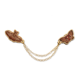 000K Night Moths - Connected Wooden Pins - Atelier Perséphone : bijoux, accessoires et papeterie