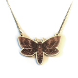 Priestess of the Night - Wooden Necklace