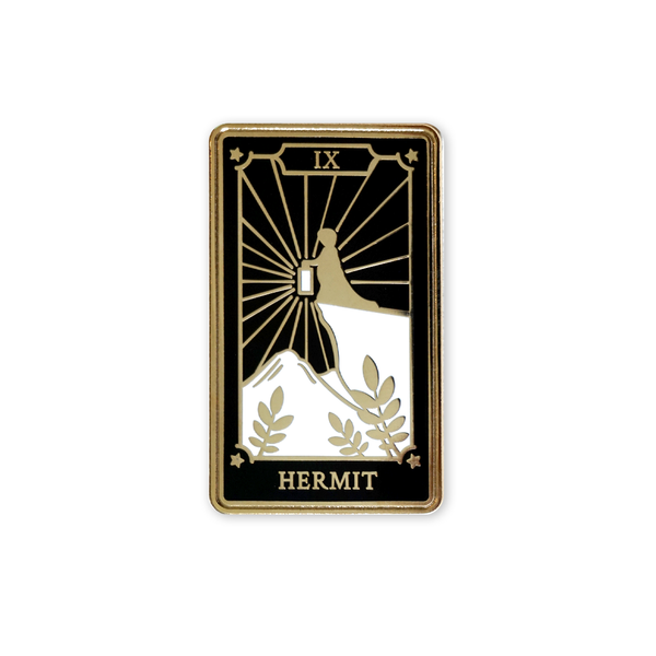 The Hermit - Enamel Pin (Major Arcana) - Atelier Perséphone : bijoux, accessoires et papeterie