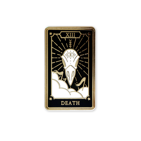The Death - Enamel Pin (Major Arcana) - Atelier Perséphone : bijoux, accessoires et papeterie