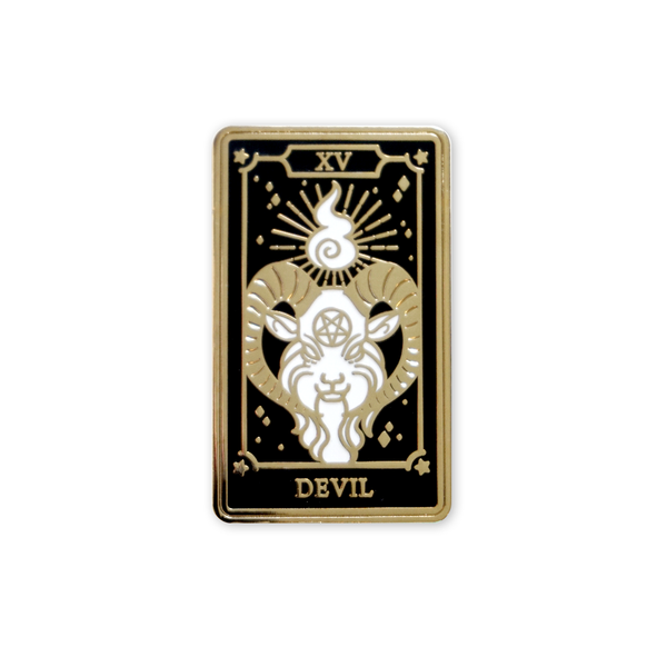 The Devil - Enamel Pin (Major Arcana) - Atelier Perséphone : bijoux, accessoires et papeterie