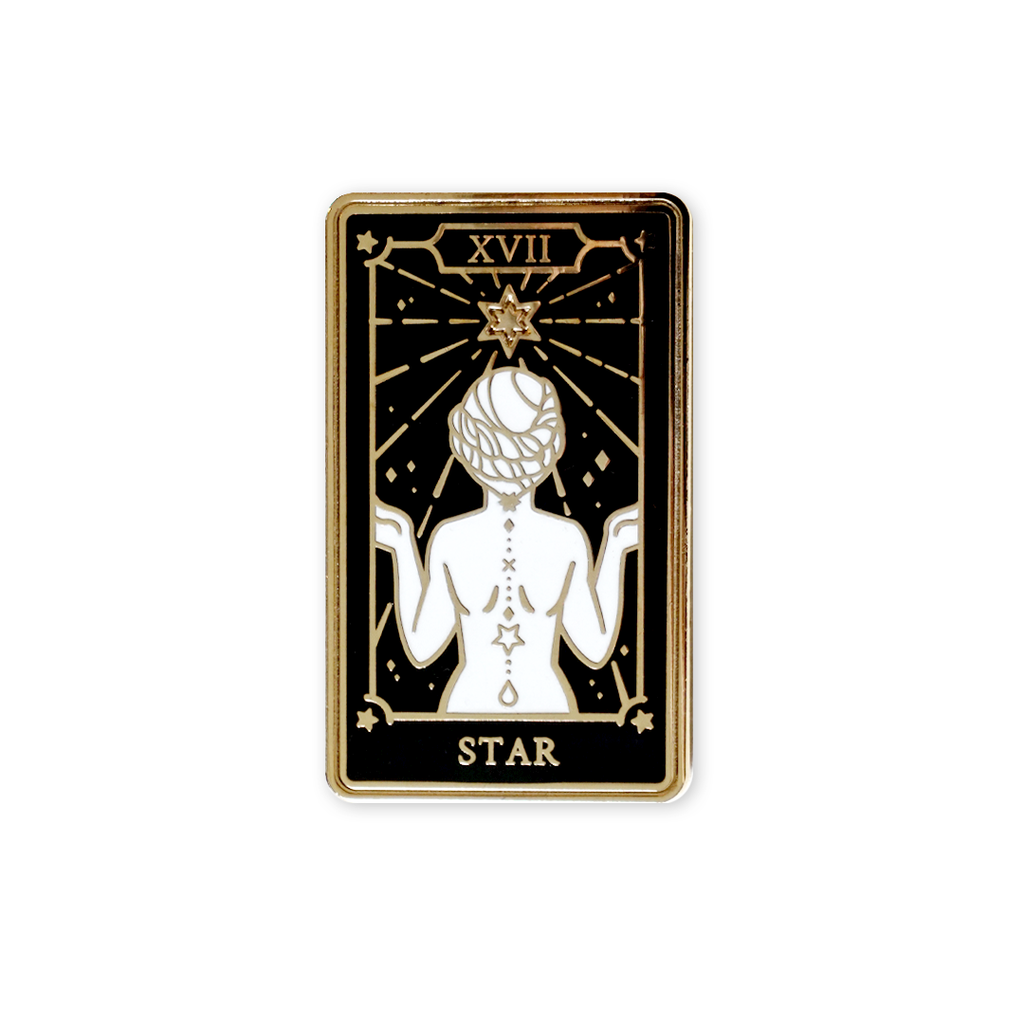 Gold Star Enamel Pin